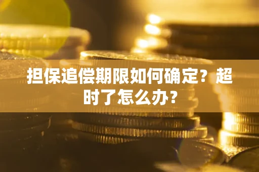 武汉担保追偿期限如何确定？超时了怎么办？