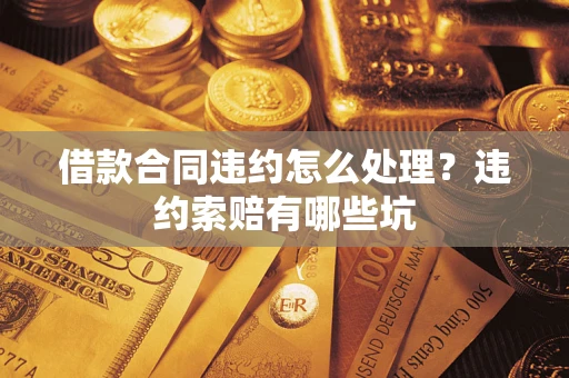 武汉借款合同违约怎么处理？违约索赔有哪些坑