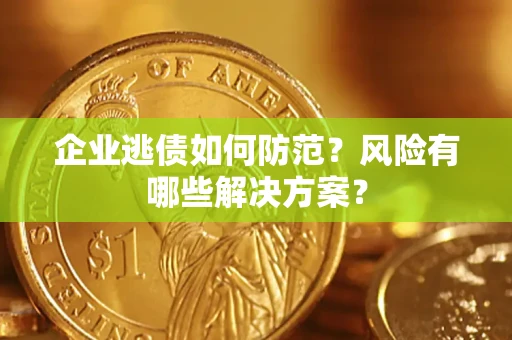 武汉企业逃债如何防范？风险有哪些解决方案？