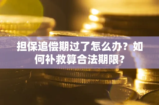 武汉担保追偿期过了怎么办？如何补救算合法期限？