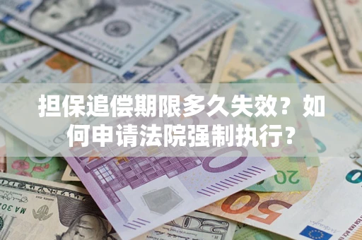 武汉担保追偿期限多久失效？如何申请法院强制执行？