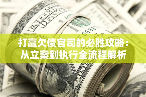 武汉打赢欠债官司的必胜攻略：从立案到执行全流程解析