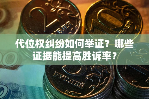 武汉代位权纠纷如何举证？哪些证据能提高胜诉率？