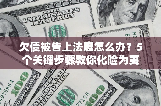 武汉欠债被告上法庭怎么办？5个关键步骤教你化险为夷
