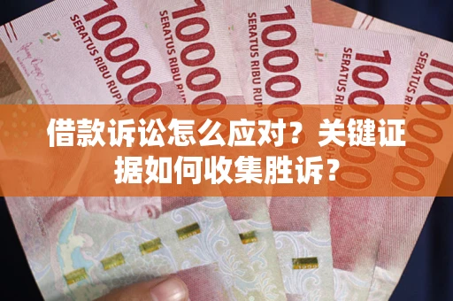 武汉借款诉讼怎么应对？关键证据如何收集胜诉？