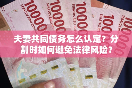 武汉夫妻共同债务怎么认定？分割时如何避免法律风险？